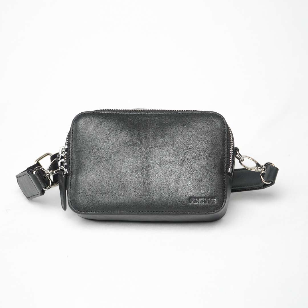 Finesse Leather Waterproof Crossbody Bag