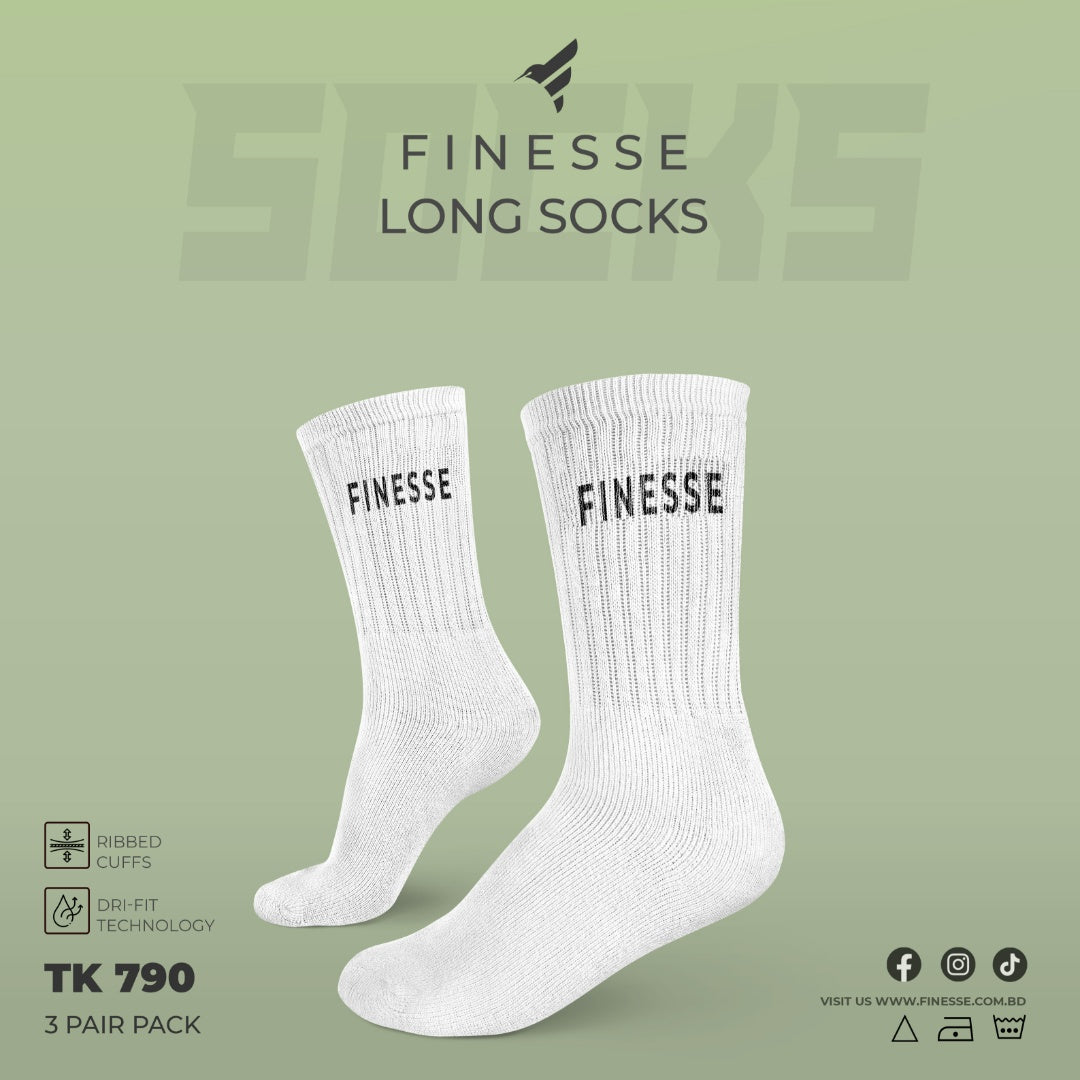 Finesse Everyday Plus Crew Socks (3 pair)