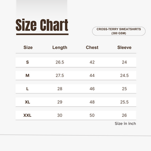 Finesse Premium Unisex Cross-Terry Sweatshirt