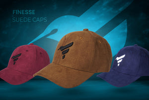 Finesse Embroidered Suede Baseball Cap