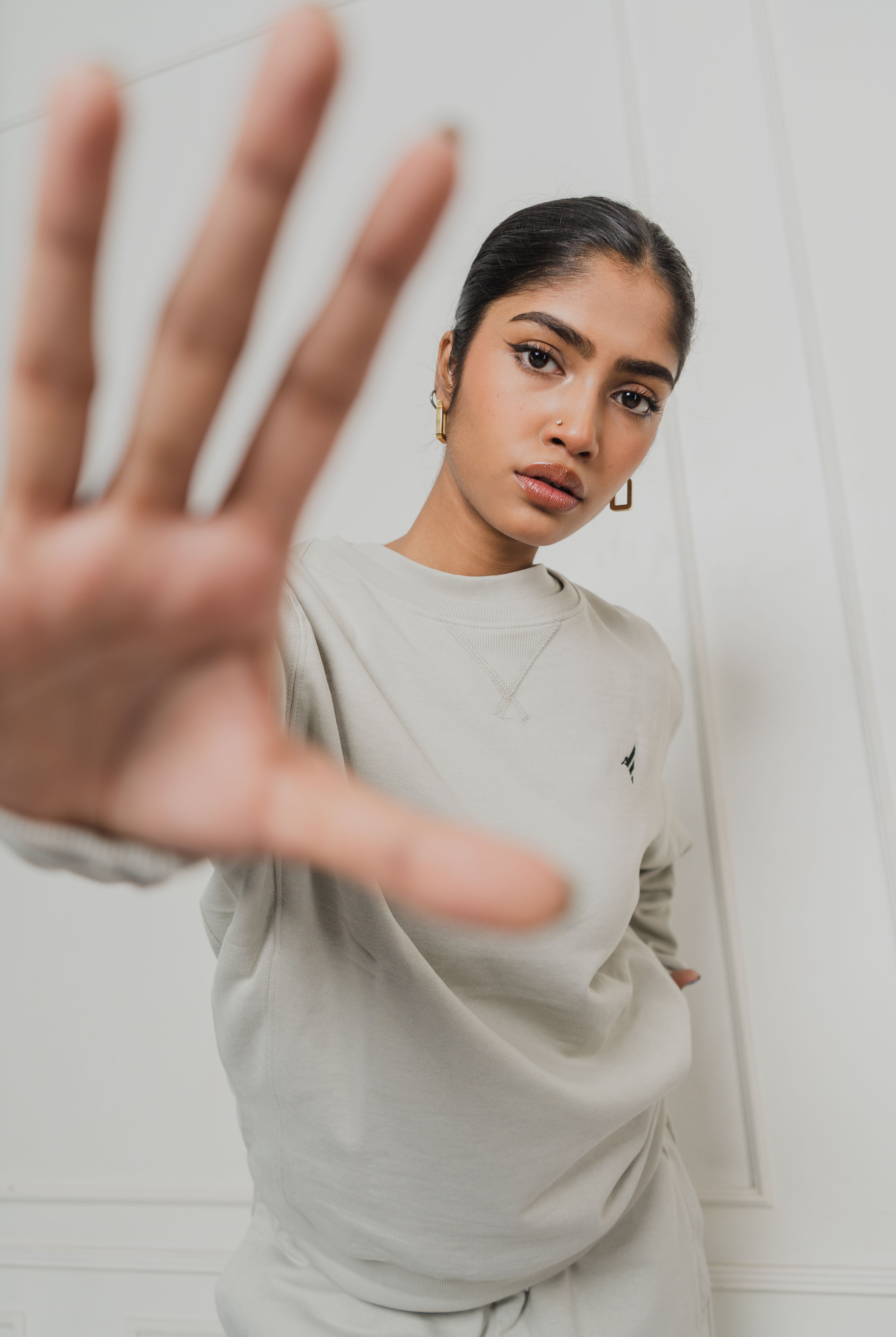 Finesse Premium Unisex Cross-Terry Sweatshirt