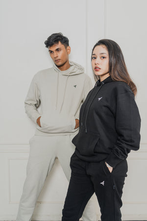 Finesse Premium Unisex Cross-Terry Hoodie