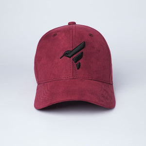 Finesse Embroidered Suede Baseball Cap