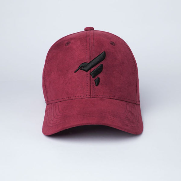 Finesse Embroidered Suede Baseball Cap