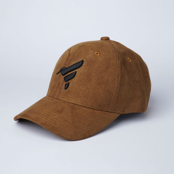 Finesse Embroidered Suede Baseball Cap