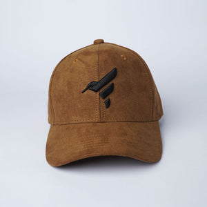 Finesse Embroidered Suede Baseball Cap