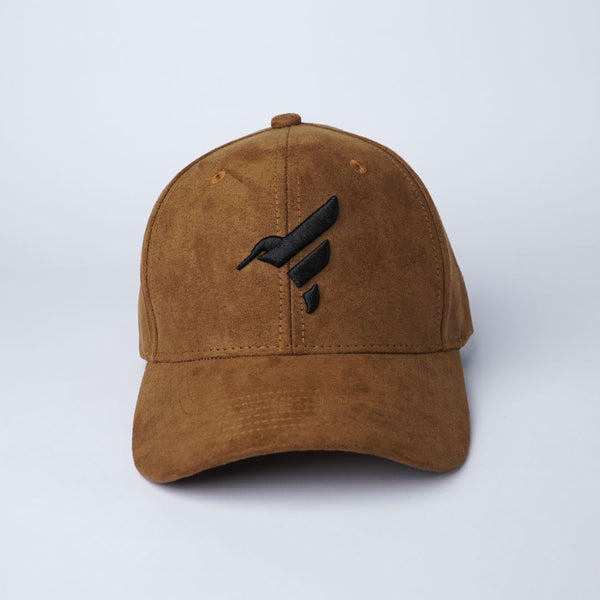 Finesse Embroidered Suede Baseball Cap