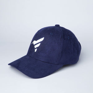 Finesse Embroidered Suede Baseball Cap