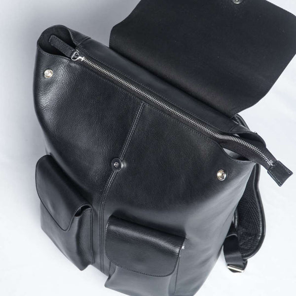 Finesse Leather "Nomad Flap" Travel Backpack