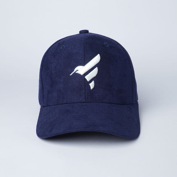 Finesse Embroidered Suede Baseball Cap