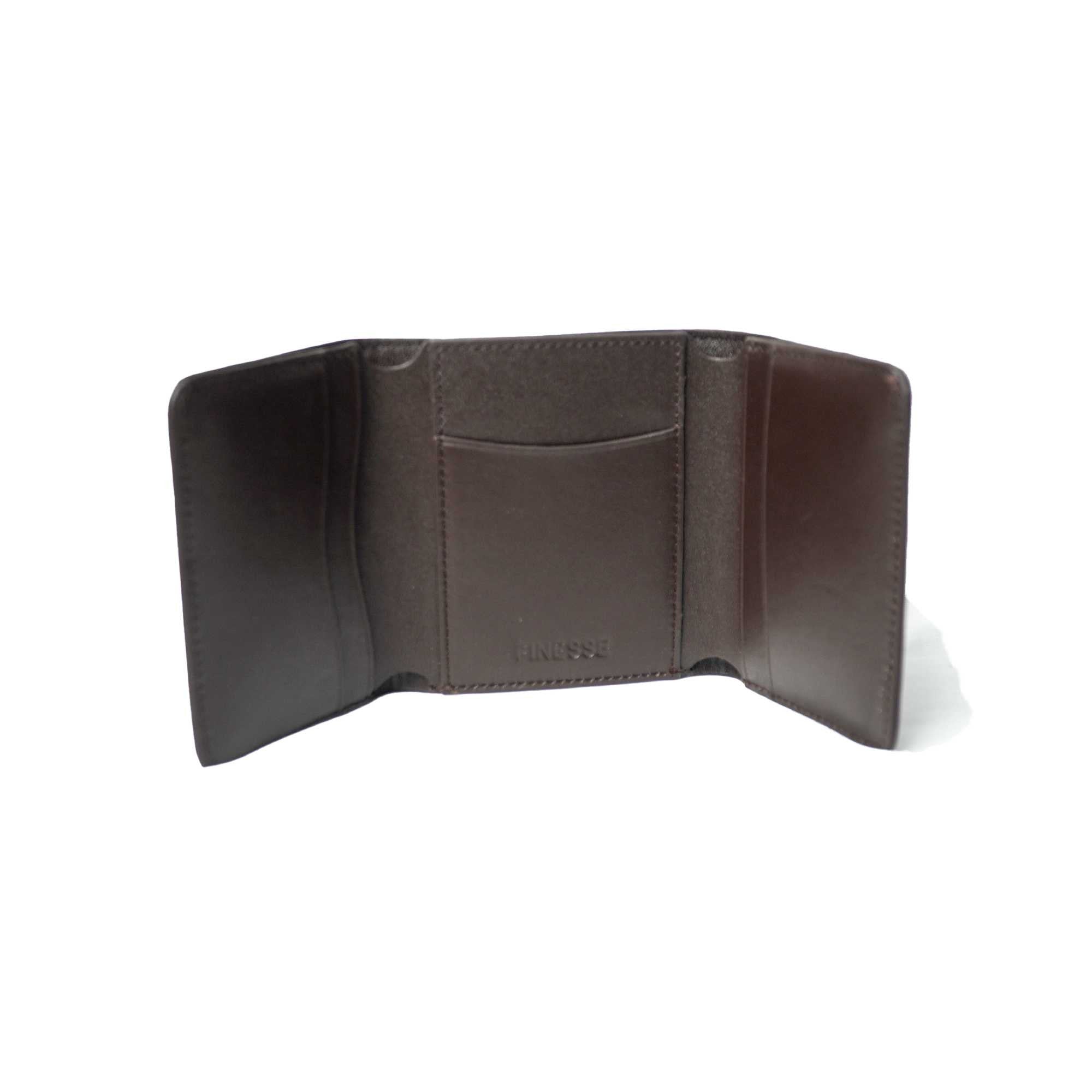 Finesse Trifold Oxford Leather Wallet